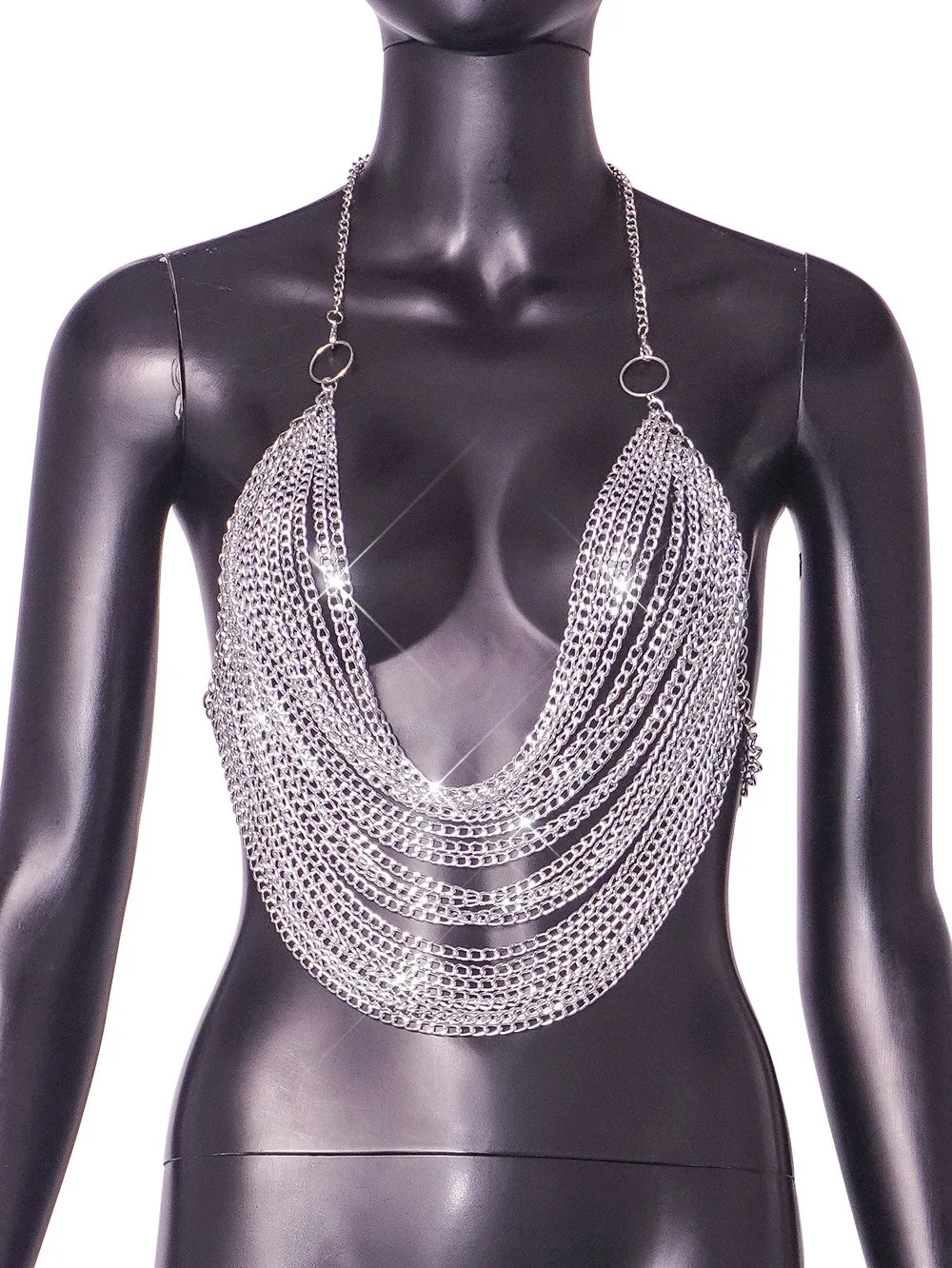 2023 The latest Chinese design hot body chain accessories Fashion    Breast chain