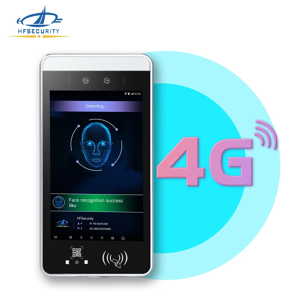 Android AI Time and Attendance Face Recognition System Access Control for School with Cloud Web Based Software(HF-RA08)