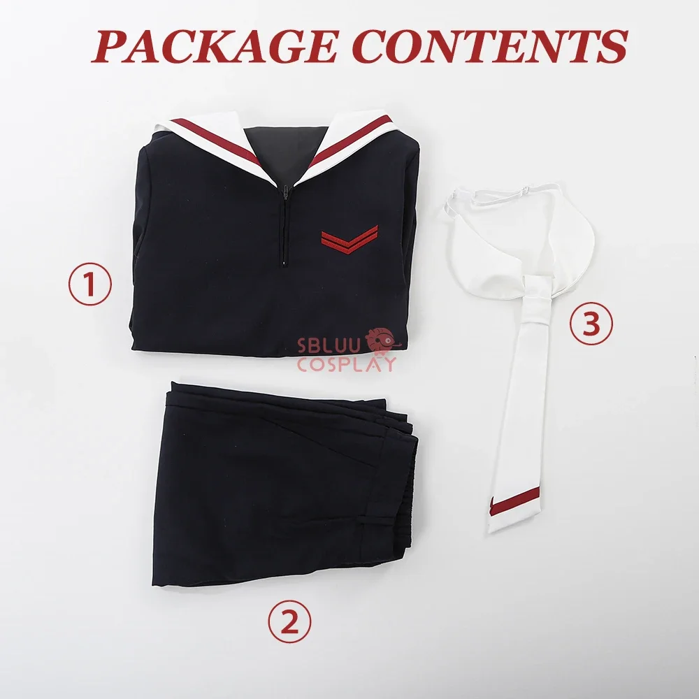 SBluuCosplay Syaoran Li Cosplay Kostüm Li Xiao Lang R Qualität Schuluniform Card Captor Sakura TR Material