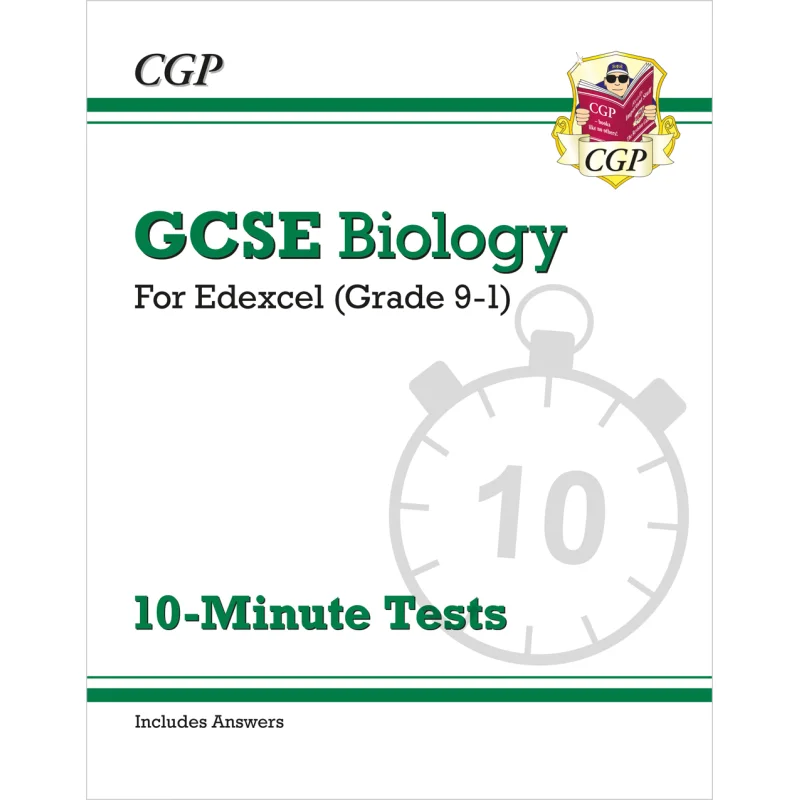 

GCSE Biology Edexcel 10Minute Tests Includes Answers CGP Books Coordination Group Publications 9781789080780 Book