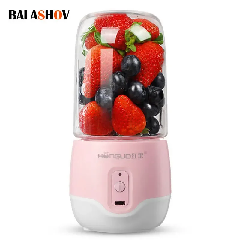 300ml Portable Blender Electric Juicer USB Rechargeable Mini Blenders Cup