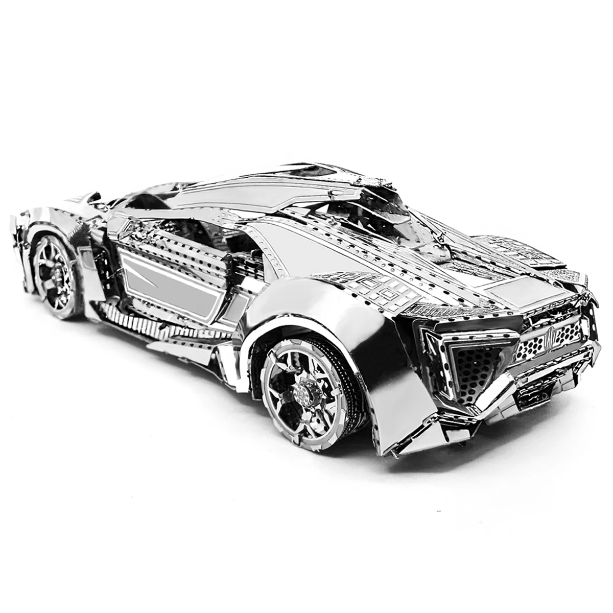 Supercar-rompecabezas de Metal 3D, kits de modelos DIY, rompecabezas cortado con láser, juguete para niños