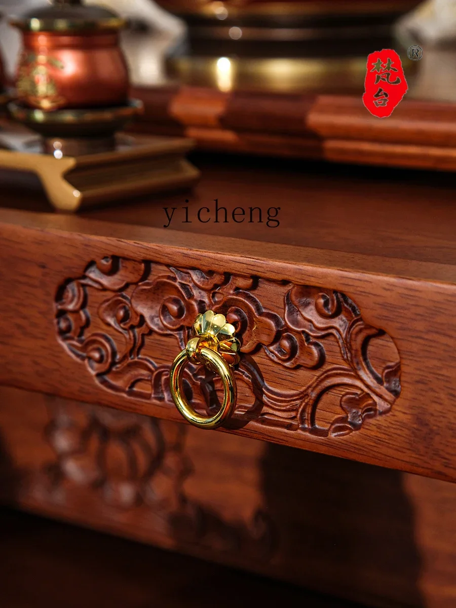 ZZ new Chinese-style solid wood table incense case household shrine simple table  Buddhist hall central hall table