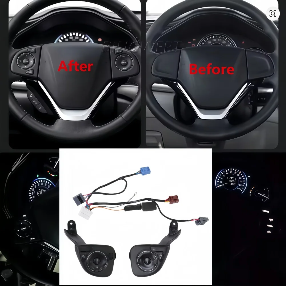 

Steering Wheel Switch For Honda CRV 2012-2016 For XRV 2014-2019 35880T0AA11 35880T0AA12 Interior Accessories