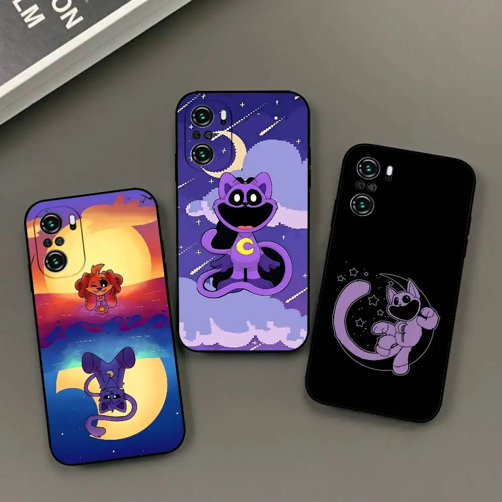 

D-CatnapS Game G-Poppys Phone Case Black Phone Case For Xiaomi 11 12 Redmi Note 11 5G 8T 9A 9 10T Note8Pro Note9 12S Ultra