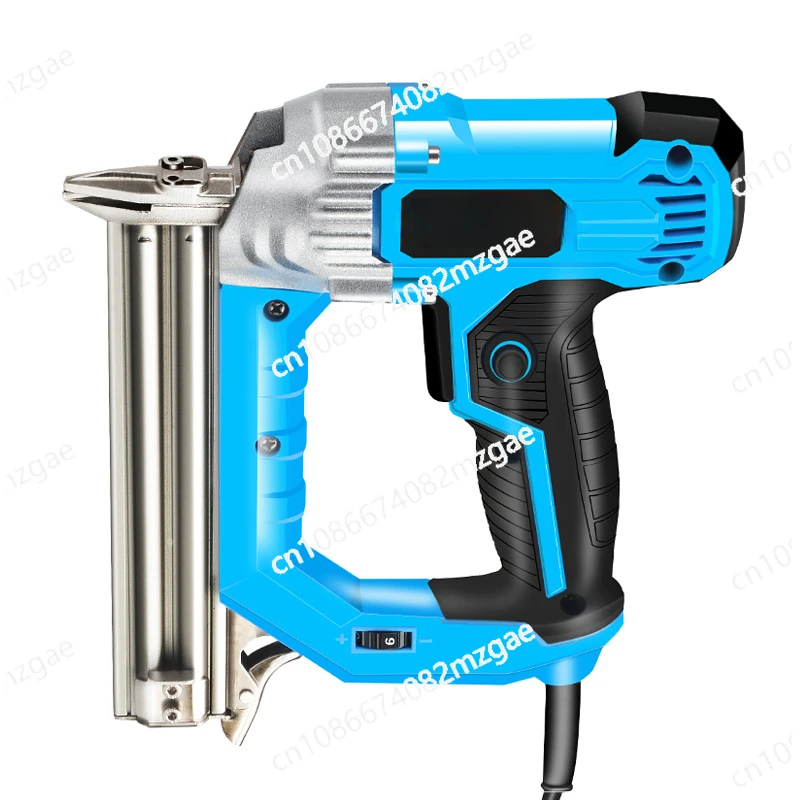 Portable Electric Nail Nailer Nail  220V Electric Woodworking Nailer Protection Switch