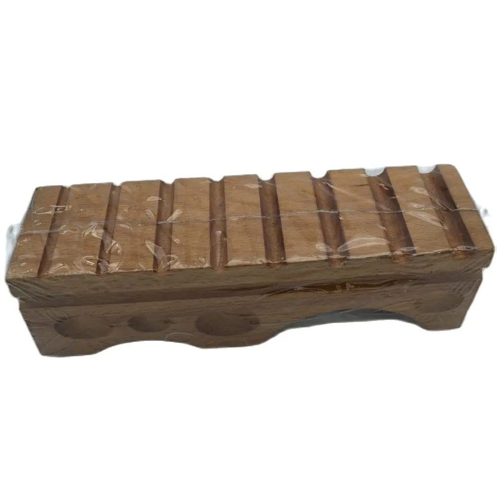 Wood Forming Block Grooved Channels Jewelry Wooden Cube Dapping Doming Cavity