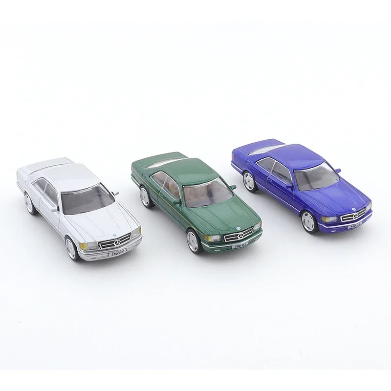 DCT 1:64 Simulation Alloy Die-casting Car Model  Ornament Mercedes Benz 500SEC Diecast Model Car Toy Collection Gift for Boy