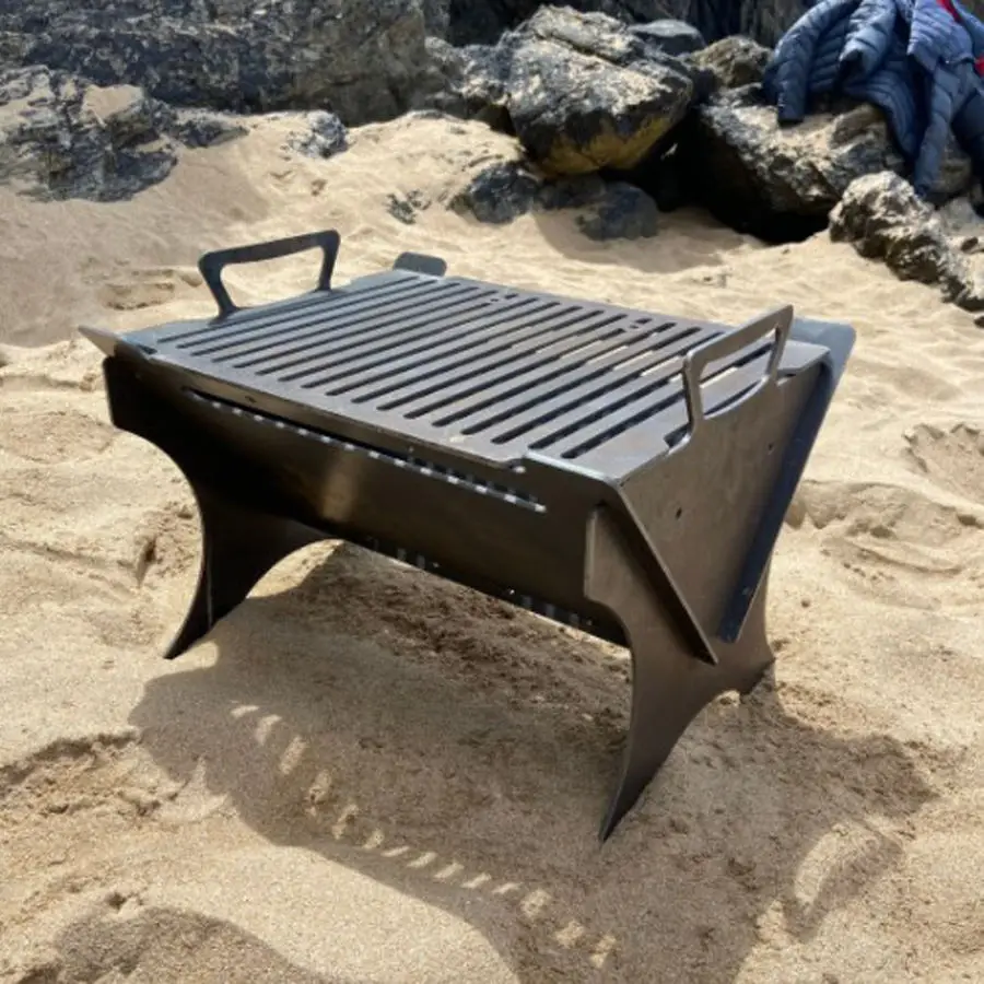 Outdoor Camping Charcoal Kabab Skewer Yakitori Grill Barbecue Portable Charcoal BBQ Grills Tabletop Stainless Steel BBQ