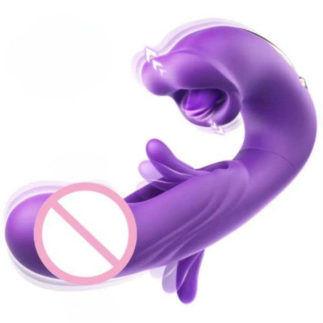 Vibradores giratorios telescópicos 3 en 1, consolador GSpot, estimulador Dual de clítoris, resistente al agua, para mujeres, lamiendo lengua, juguetes sexuales que se lanzan los dedos