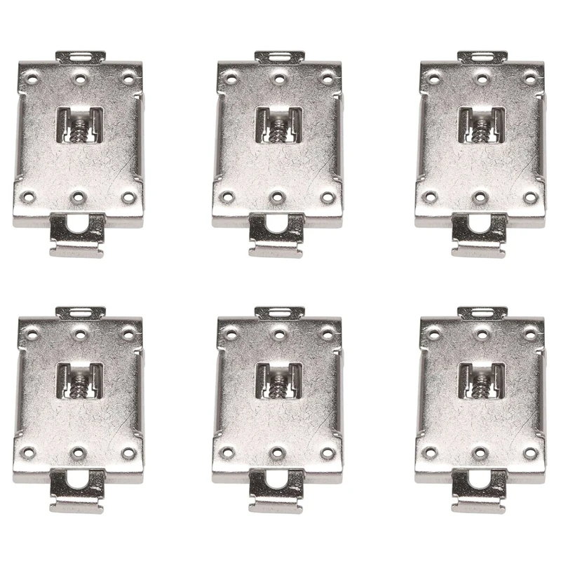 

6X DIN Rail Mount Bracket Equipment Rack G3NE G3NA Electrical For SSR R99-12 Fins