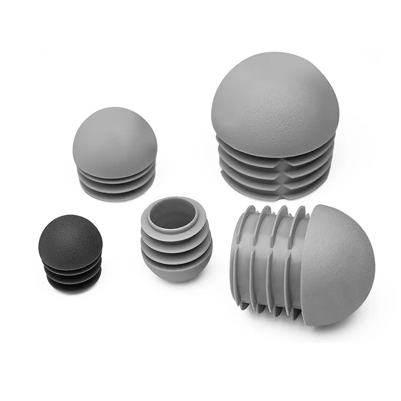 Pipe Plug 13mm~76mm Black/White/Yellow/Grey Plastic Round Tube Domed End Caps Non Slip Protector Pad Furniture Accessories image 5