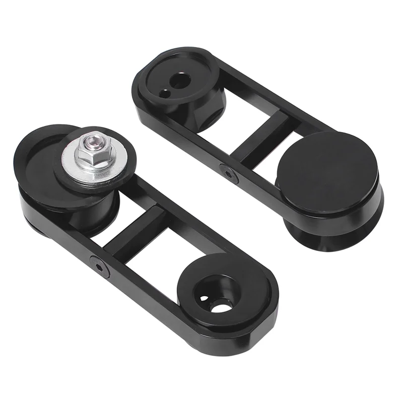 

NEW-Motorcycle Black 180° Adjustable Drop Mirror Relocator Mount For Touring Street Glide FLHX 2006-2013