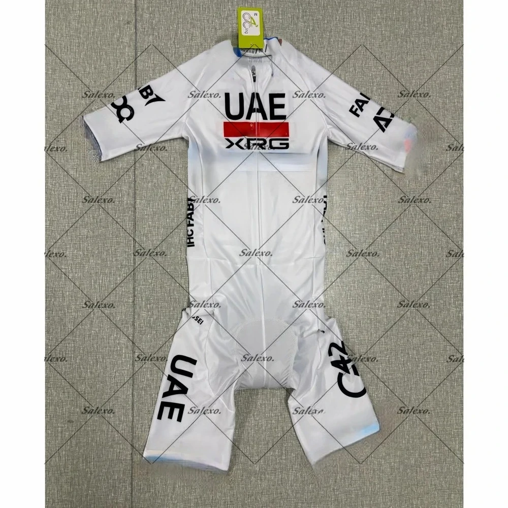 

LASER CUT 2025 UAE Rainbow Jersey Skinsuit TEAM Cycling Short Sleeved Bodysuit SHORT Cycling Jersey Bike Maillot Ropa Ciclismo