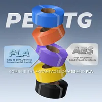 Creality PETG Filament Refill 1.75mm 3D Printer Filament 1kg Filament on Aluminum Reusable Spool Dimensional Accuracy ±0.03mm