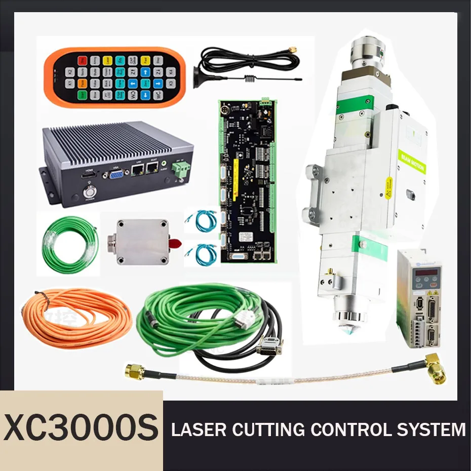 

Raytools XC3000S laser cutting system with EtherCAT connection or pulse connection and automatic laser cutting head BM110