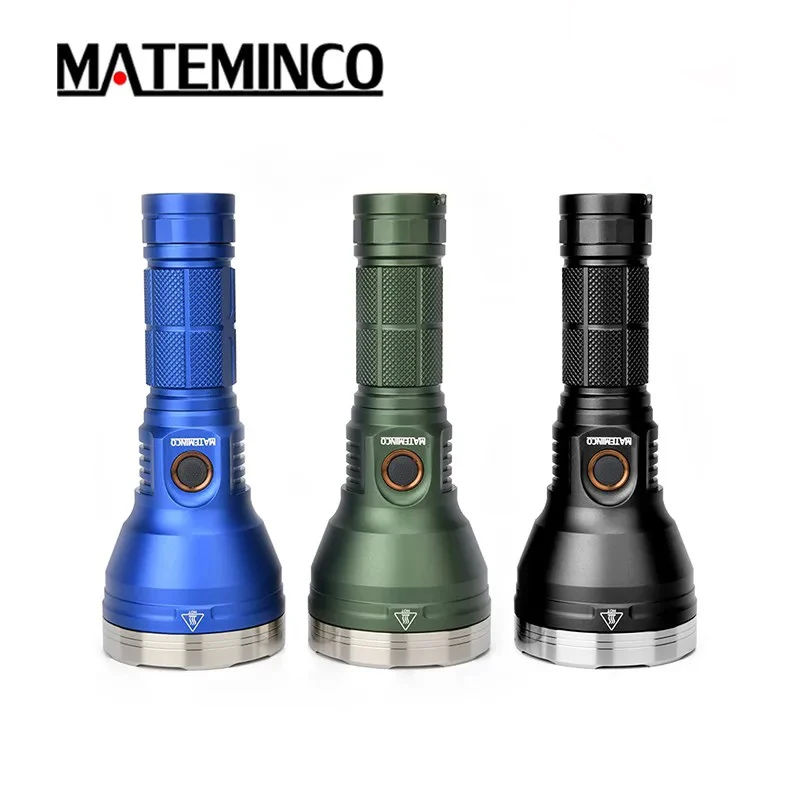 

MATEMINCO MT35 Mini SFT40 Type-C Charging Flashlight , SFT40 LED Max 2200 Lumens Lanterns , 1300M Long Beam Range Throw Torch