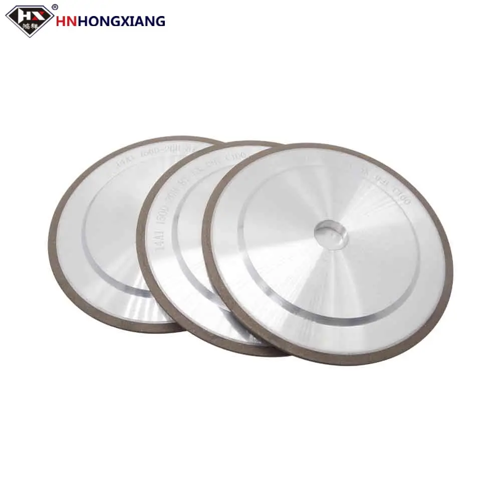 200mm Flat Shaped 14A1 Resin Diamond Grinding Wheel For Carbide Vertical Spindle Angle Grinding