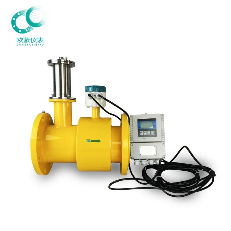 Wide Liquid Level Adaptable Partial Filled Electromagnetic Flow Meter RS485 4-20mA CE ISO9001 For Sewage Irrigation Drainage