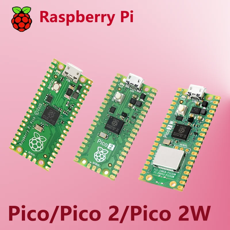 Raspberry Pi Pico /Pico 2/ 2 W Microcontroller Board Based on Official RP2350 Chip, 2.4GHz 802.11n WIFI Bluetooth 5.2