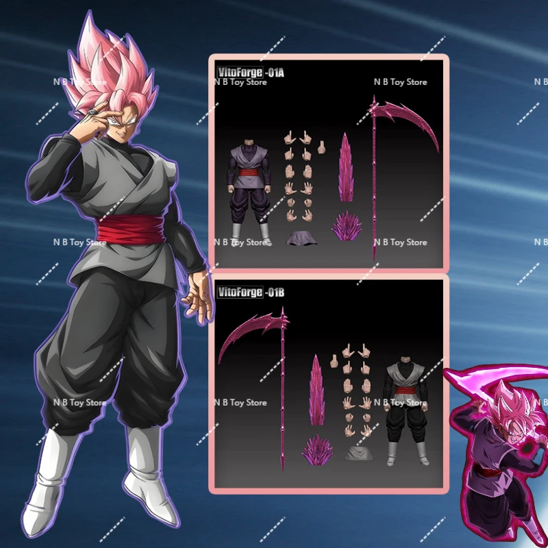 

Pre-order VitoForge - The Scythe Lord Dragon Ball Black Goku Zamas Super Saiyan Anime Model Toys Action Doll Collection Gifts