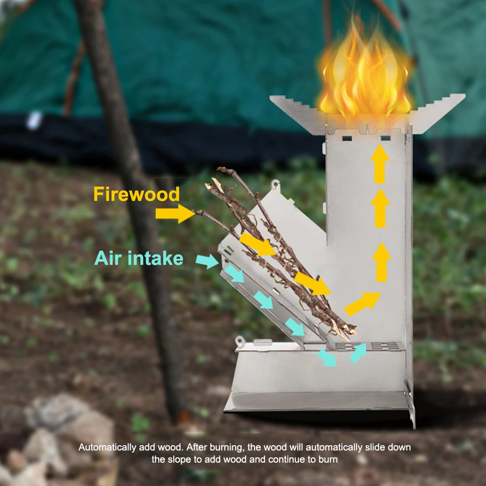 Stufa a Legna Portatile Smonta - Outdoor Camping Wood Stove recensione e prezzo