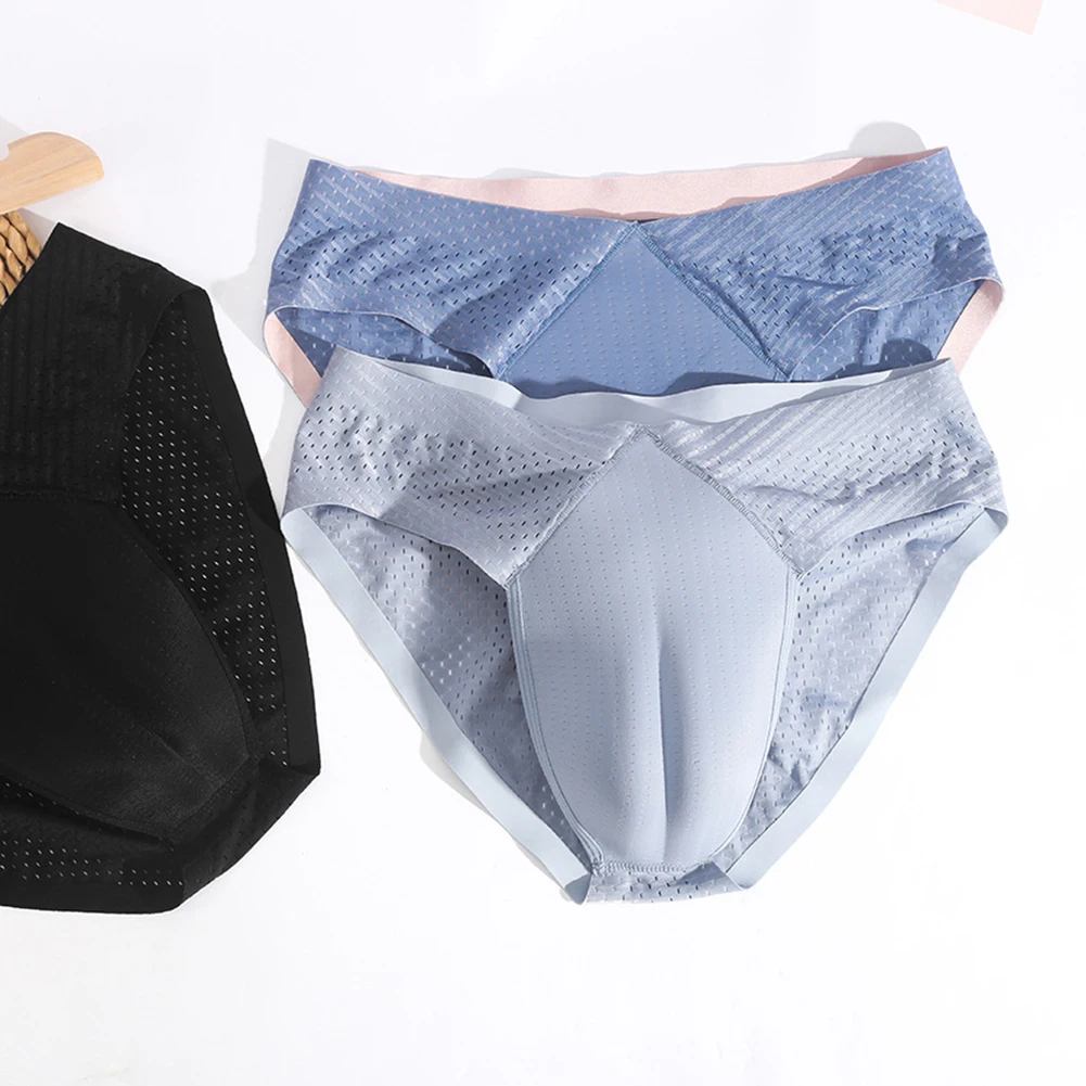 

Crossdresser Camel Toe Panties T Back Shapping Underwear Comfortable M 2XL Waist Sizes Blue/Black/Dark Blue