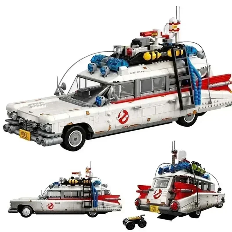 2352 pçs ghostbusters ECTO-1 10274 bloco de construção de veículo criativo compatível com tijolos modelo de carro de brinquedo kit para adultos presente