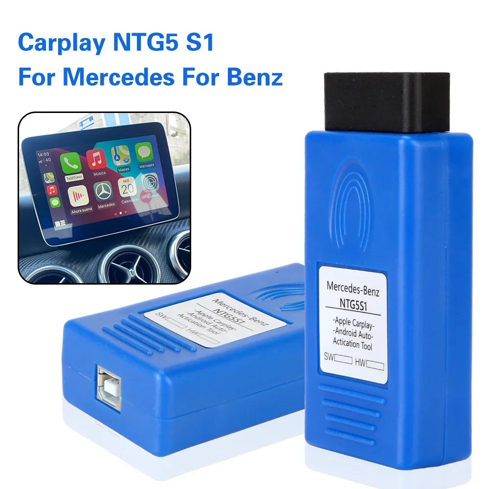 For Mercedes Benz NTG5 S1 Car OBD2 Activator Carplay Activation NTG5S1 Diagnostic Tool Auto Accessories IOS/Android DVD Player