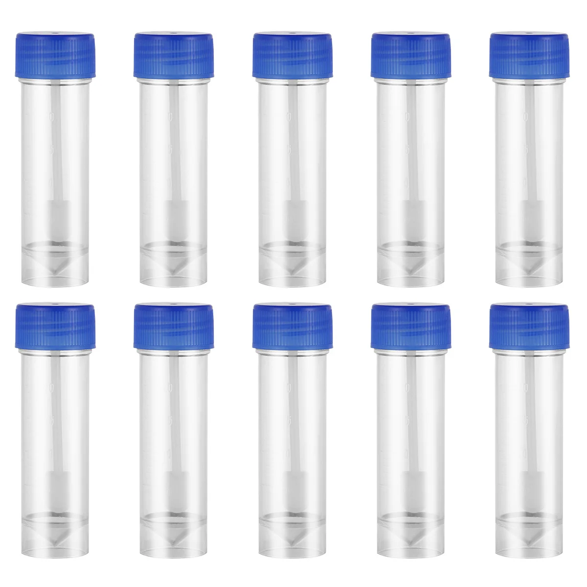10 Stuks Kruk Container Met Lepel 25-30Ml Voorgemonteerde Fecale Specimen Cup Voor Kliniek Laboratorium Medisch gebruik Onderwijs Apparatuur
