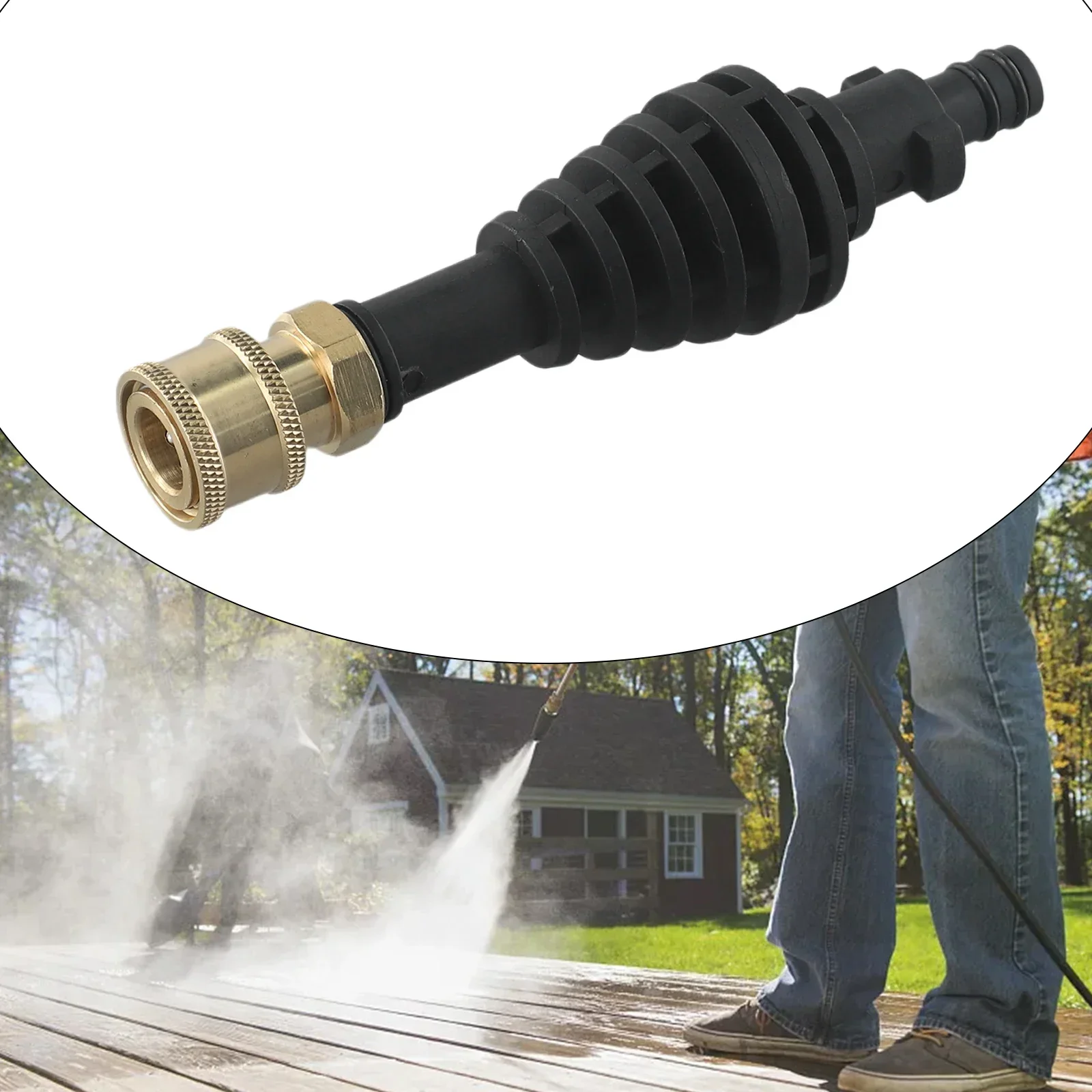 

Achieve Optimal Cleaning Results with Black Number 60046622 Extension Rod Adapter for WORX WA4013 Short Lance Accessory