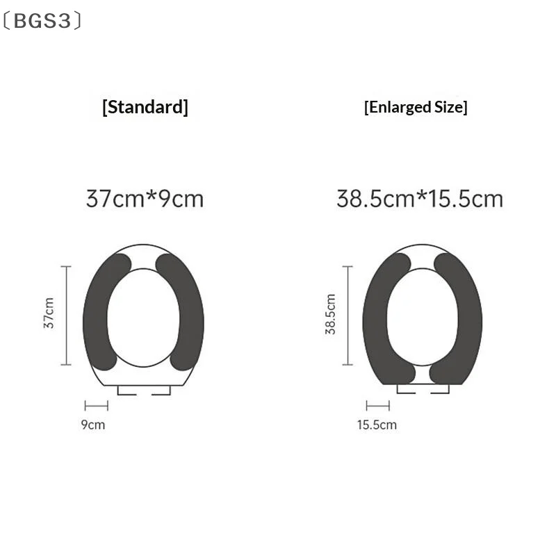 [-BGS3] غطاء مقعد المرحاض العالمي لينة الكرتون مرحاض لصق المرحاض لزجة وسادة للمقعد قابل للغسل دفئا غطاء مقعد وسادة وسادة