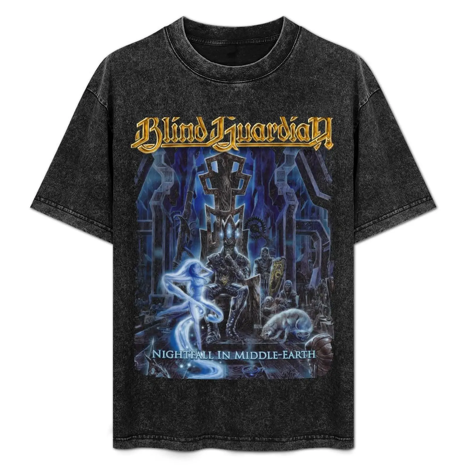 Blind Guardian - Nightfall in Middle Earth T-Shirt Modern Print Casual T-Shirt