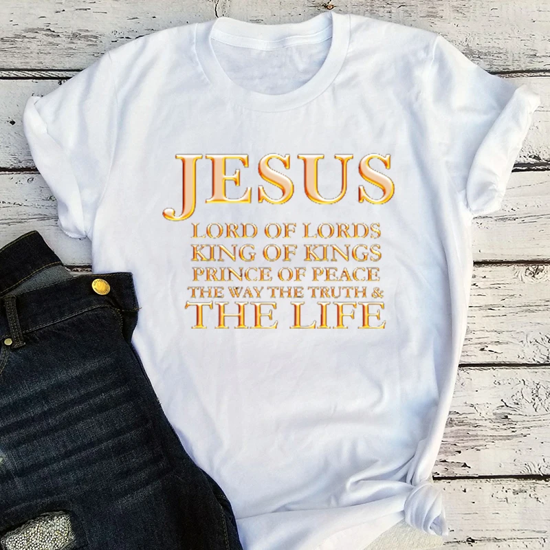 Summer 2022 JESUS T-Shirt God Save Me Please New T Shirt  for You Who Are Loyal Believers Womens Clothing JESUS