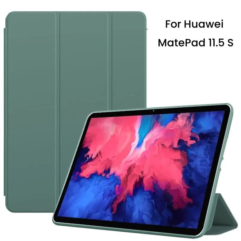 

Чехол для Huawei MatePad 11 5 S, 2024 дюйма, Мягкая силиконовая задняя подставка, чехол для Huawei Mate Pad 11,5 S 11. Искусственная кожа, Обложка для планшета, телефон W10