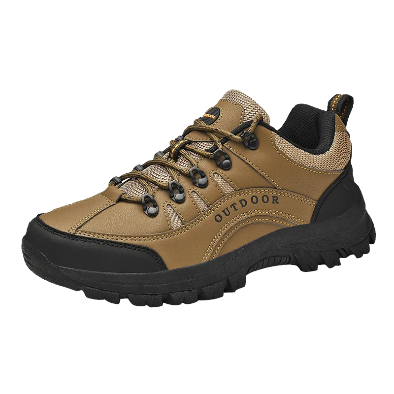 

Новые Нескользящие износостойкие мужские тренировочные туфли для отдыха, спорта, альпинизма, работы, однотонные мужские туфли большого размера на шнуровке