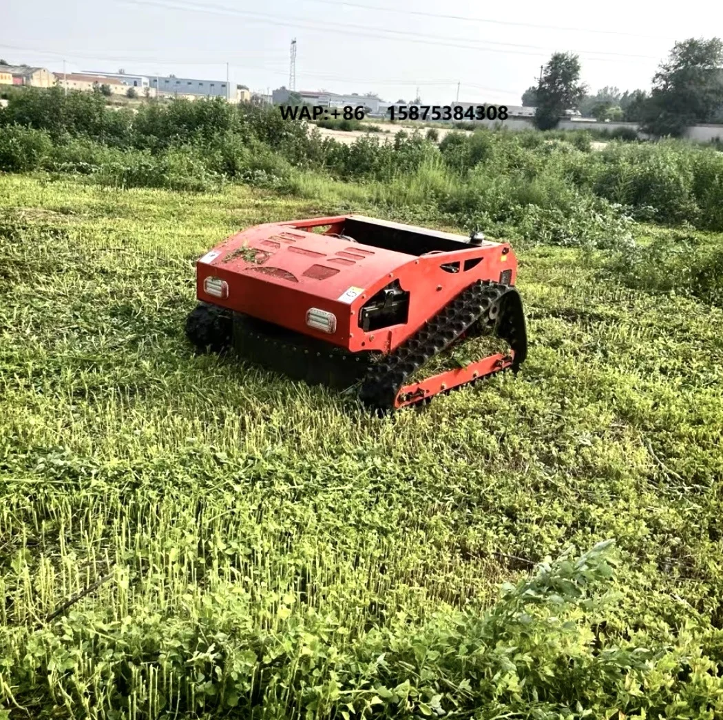 Industrial Grade 4-Stroke Mini Self-Propelled Lawn Mower 48V Remotely Controlled Robot for Farm Use OEM Supported Cheap DIY