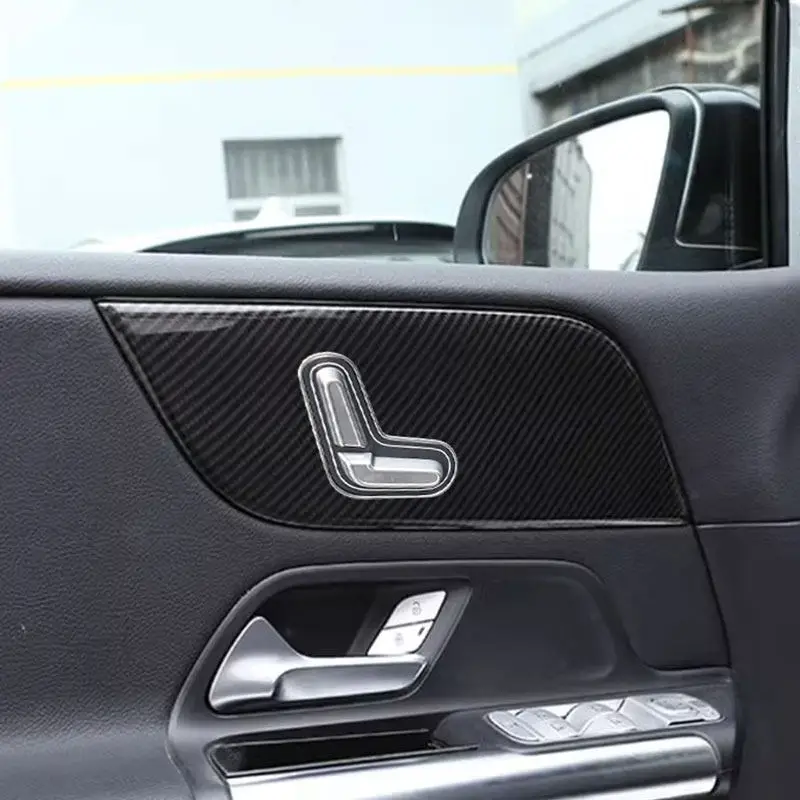 

Стайлинг автомобиля, внутренняя дверная панель, кнопка регулировки, декоративная накладка для Mercedes Benz GLA H247 GLB X247 B Class W247 2020 2021