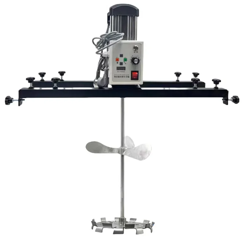 High-Peormance 304 Stainless Steel Electric Mixer For Industrial Use Adjustable Speed Gallon Barrel IBC Tank Agitator