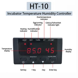 Automatic Intelligent Temperature Controller ℃ ℉ Digital Incubator Thermostat Microcomputer Temperature Humidity Controller