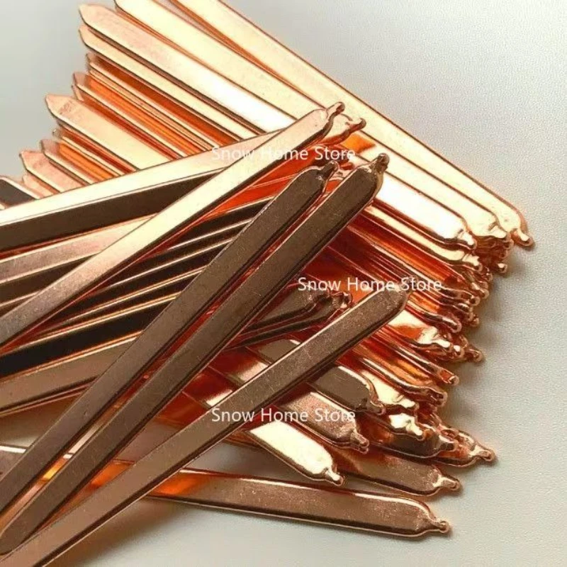 1pc 50mm-300mm Pure Copper CPU GPU RAM Heatpipe Tube Laptop Radiator Heating Cooler Flat Heat Pipes Heatsink Notebook Computer