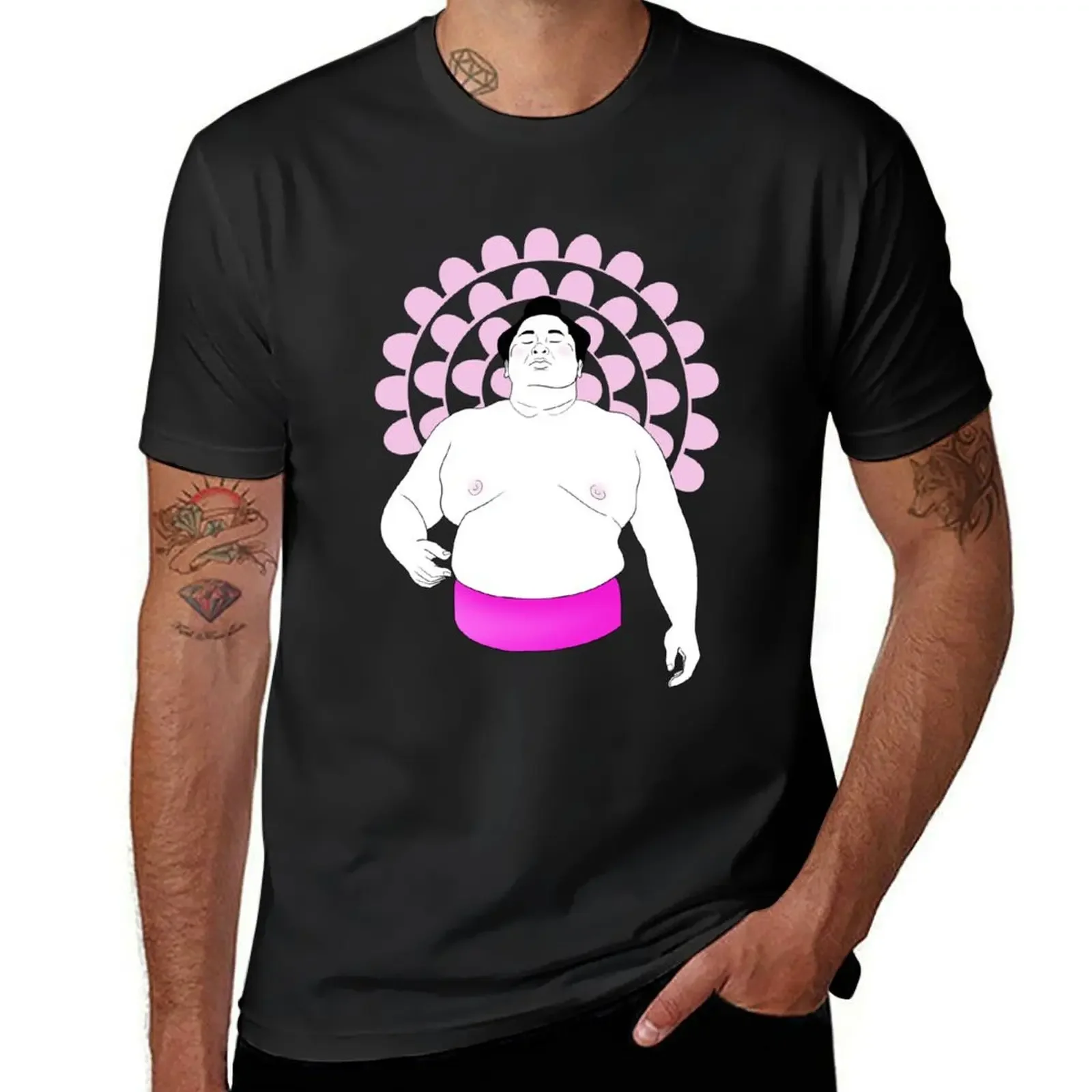 Sumo - Rikishi Ura T-Shirt für einen Jungen Kurzarm T-Shirt Herren lustige T-Shirts