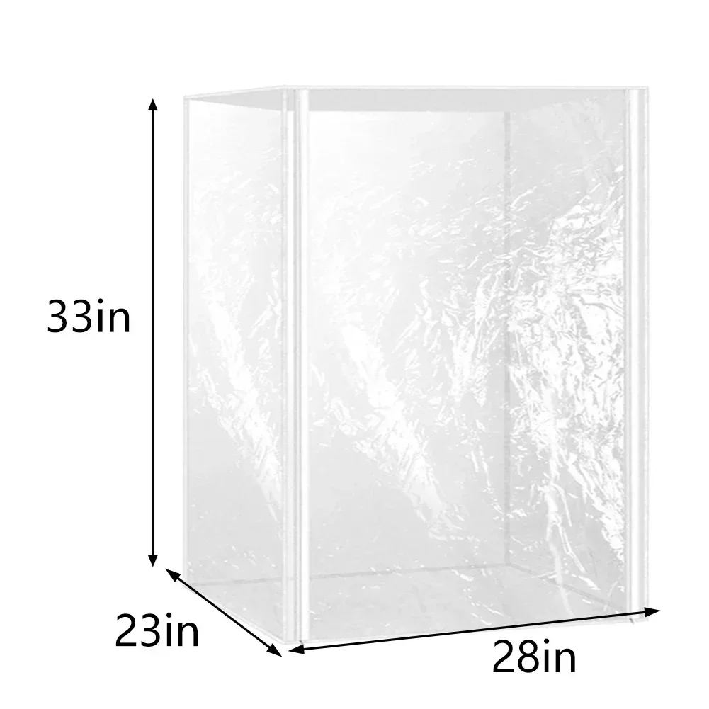 

Commercial Grade Clear PVC Sheet Pan Rack Cover Designed to Enhance Visibility and Minimize Downtime in Kitchens