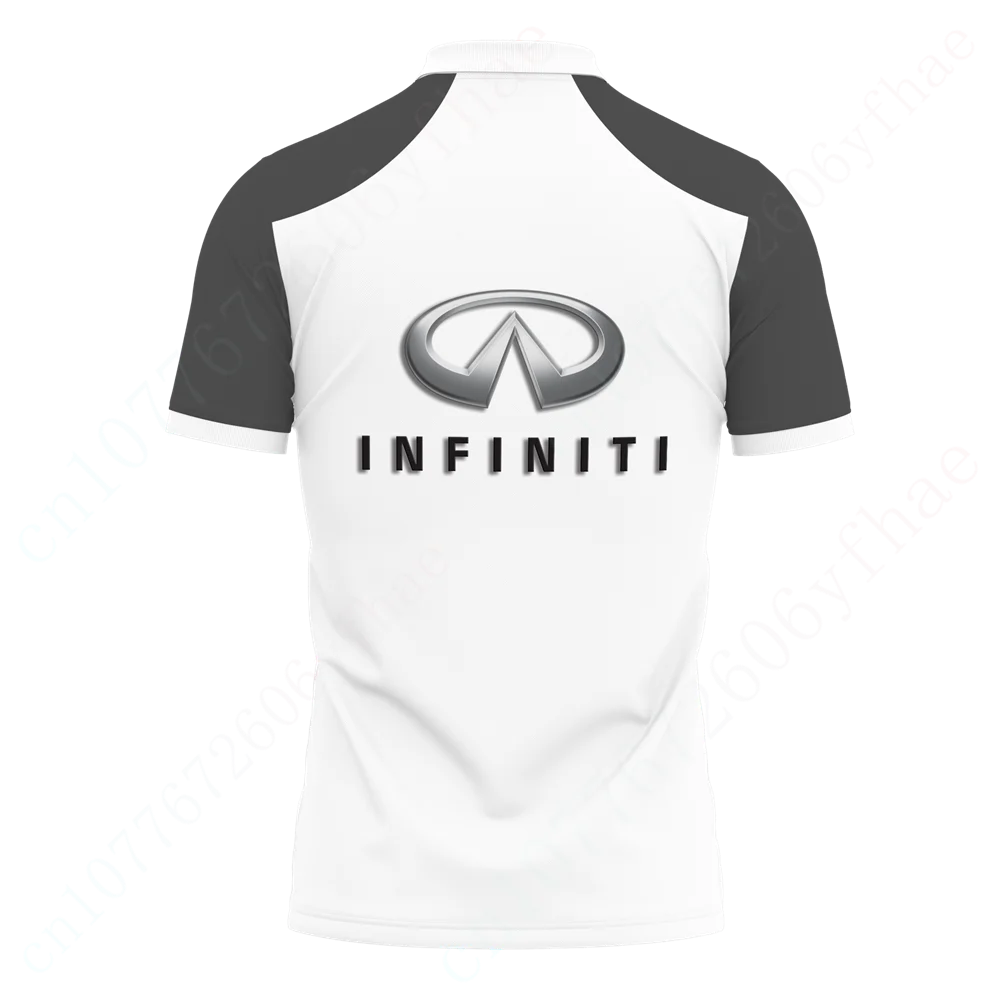 Infiniti Unisex Clothing Casual Polo Shirts And Blouses Anime T Shirt For Men Quick Drying Short Sleeve Top Harajuku Golf Wear