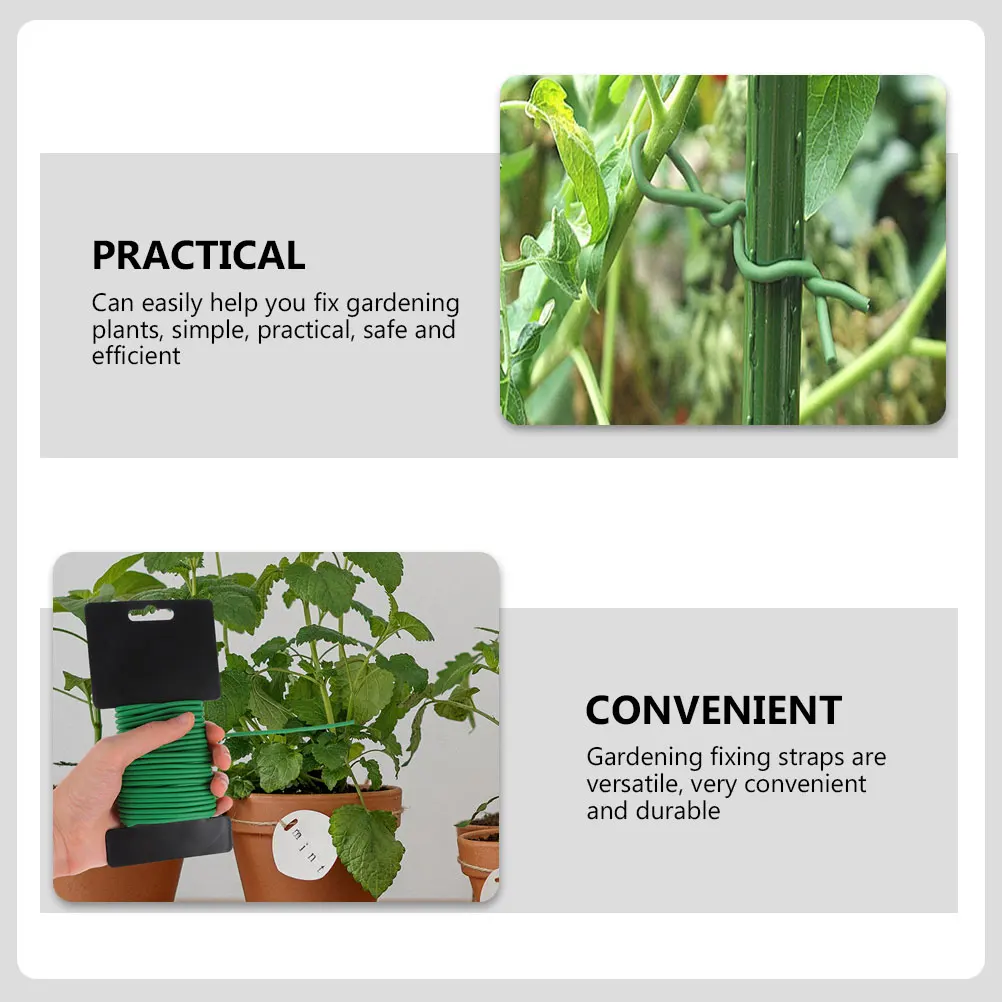 

1 Roll Cable Fixing Support Tie Durable Gardening Flexible Plants Fixing Tie Accessory Flexible Plant Straps