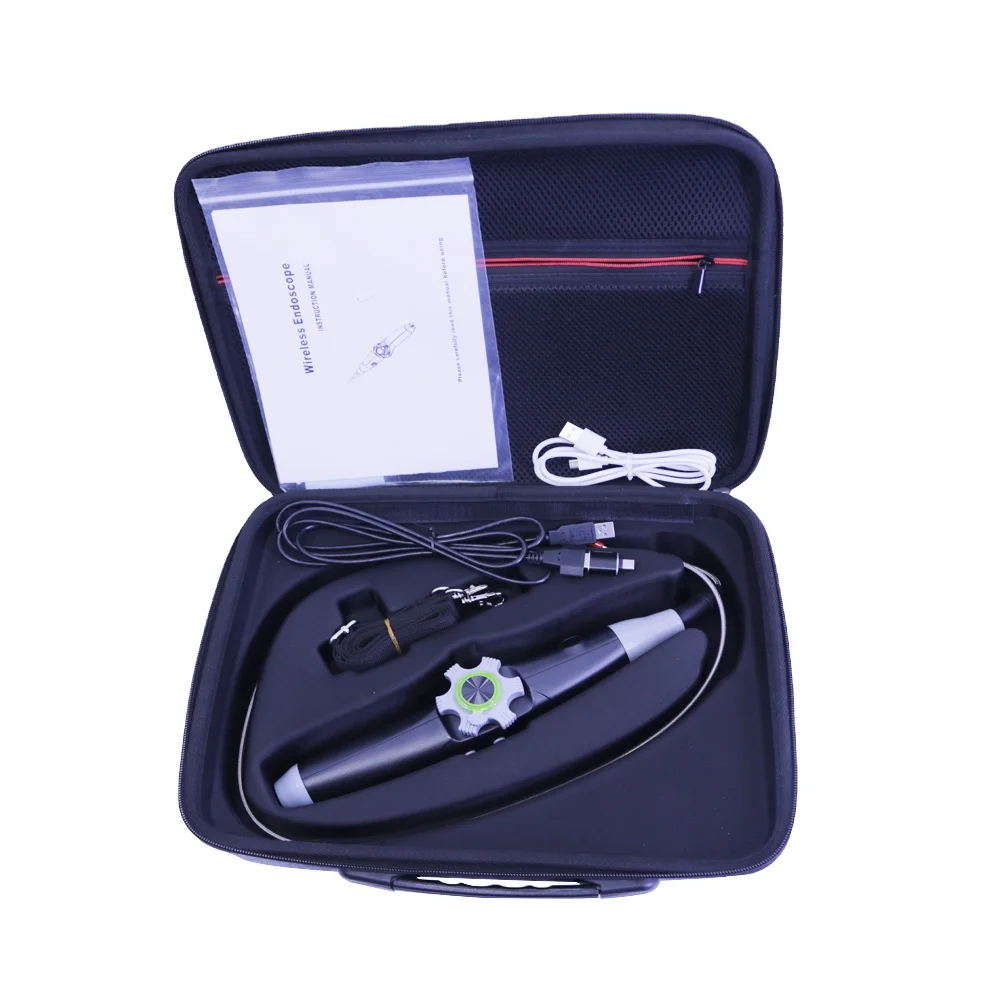 CW40 Portable Industry Endoscope 4.0mm Camera 1.0m Length Tube Two-way 120 Degree Connect PC/Phone via WIFI/USB