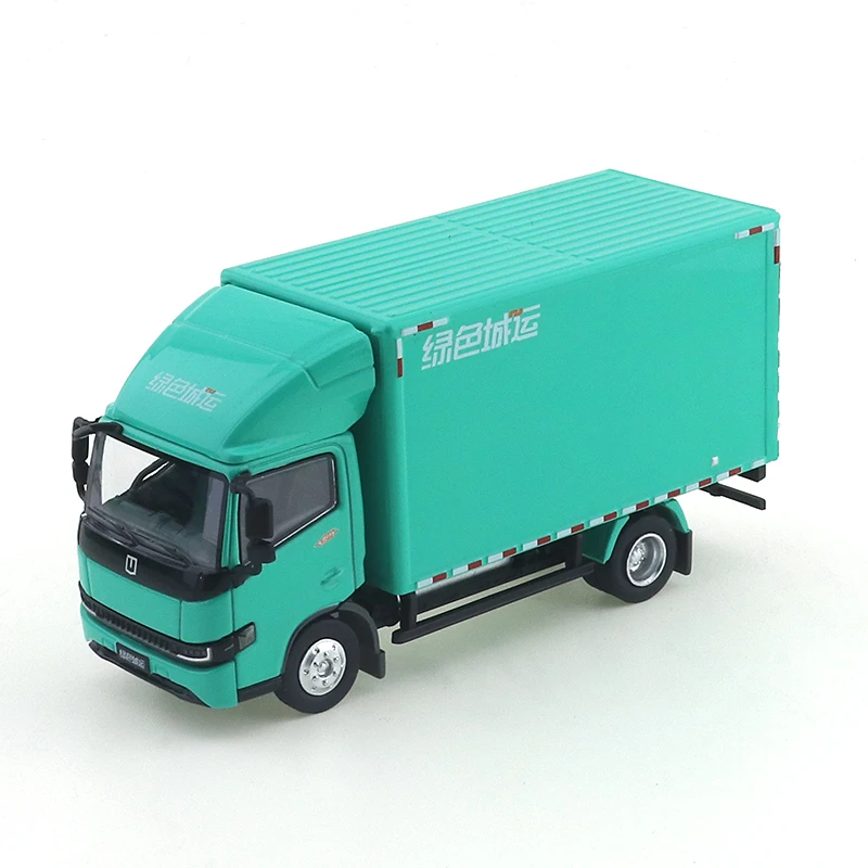 XCARTOYS 1/64 T19-05 Green City Freight Truck Metal Alloy Diecast Car Model Boys Toy Gift  Adult Collection Pieces