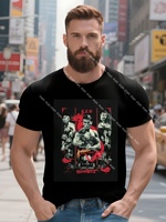 classic figure Bloodsport T-Shirt, Mens Martial Arts Jean Claude Van Damme Movie Top Frank Dux