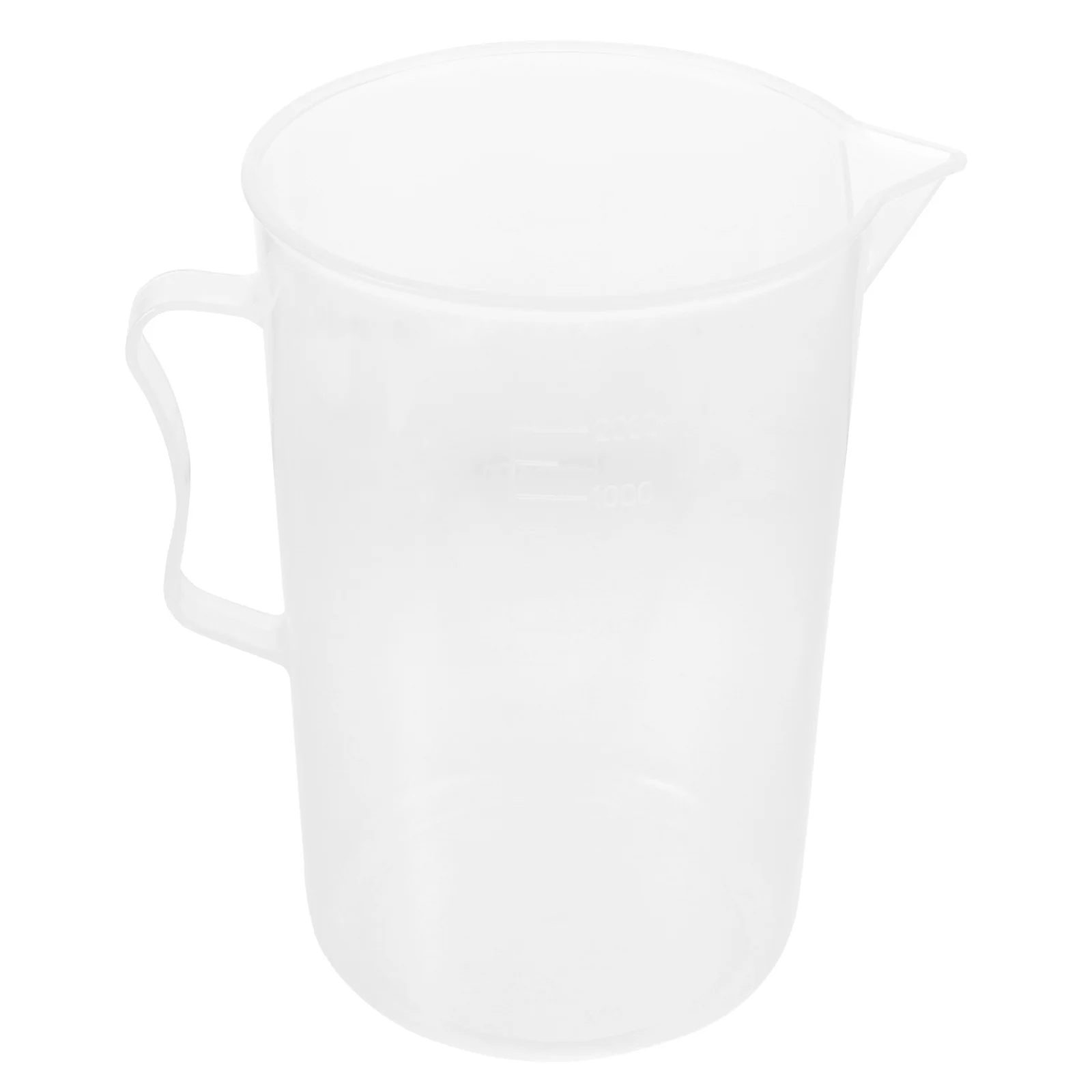 

Large Capacity Plastic Measuring Cup Oil Measurement Cup Clear Graduated Holder for Liquid Dispensing Testing Laboratory Use