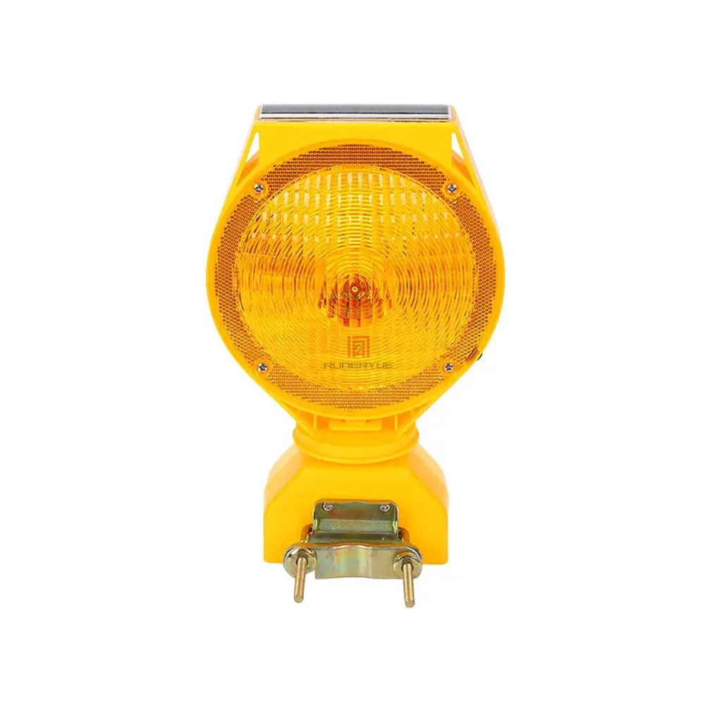 Solar Traffic Warning Light Construction Road Warning Sign LED Flashing Barricade Warning Lamp Camping Dark Night Lights
